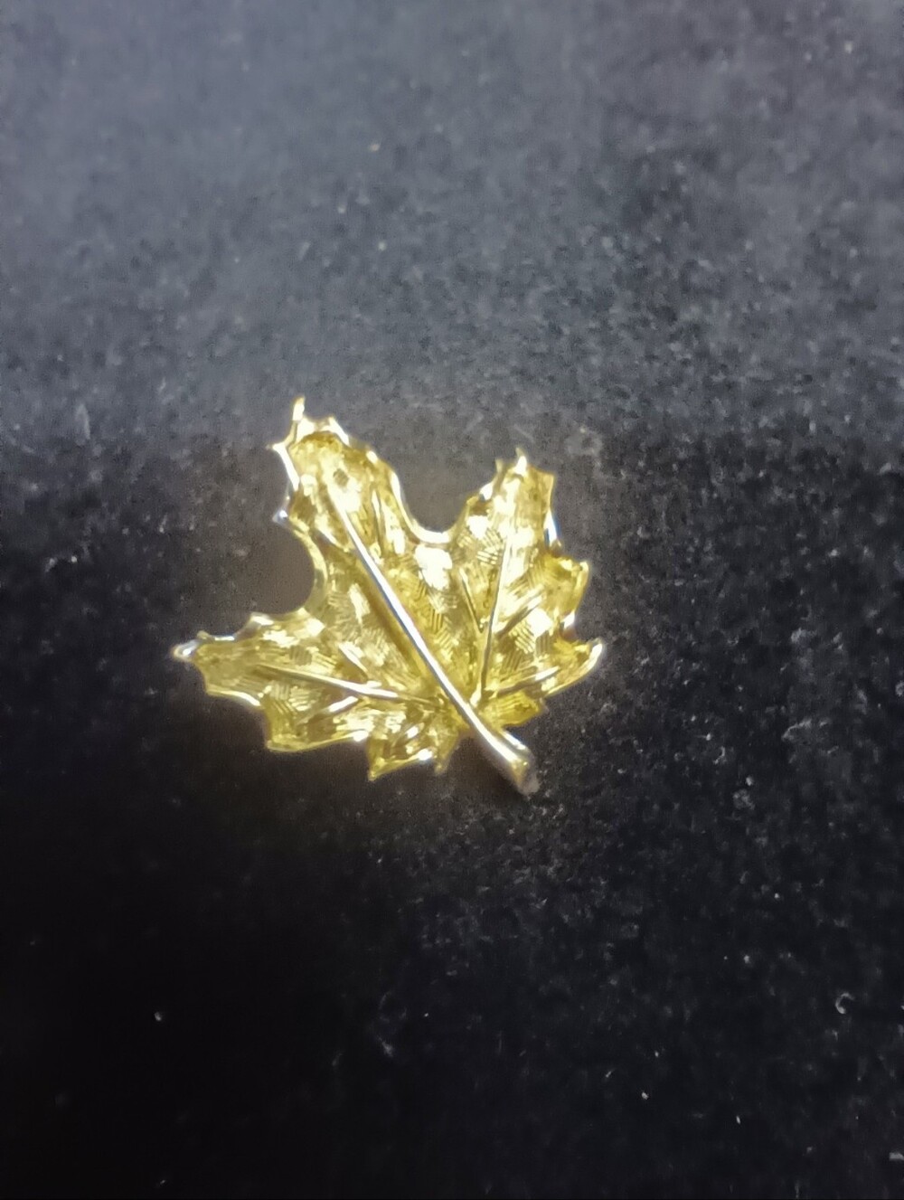 Vintage D' Orlan Canadian Gold Plated Maple Leaf Pin